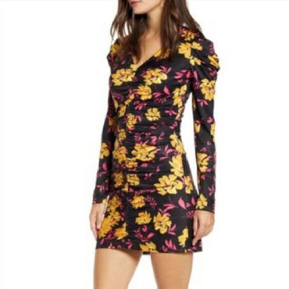 WAYF Ruched Mini Dress - Picture 10 of 10